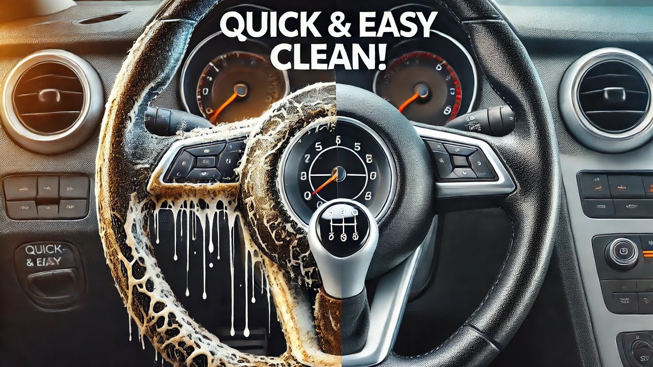 Stop Neglecting These! Quick & Easy Steering Wheel & Gear Knob Clean #detailing #car