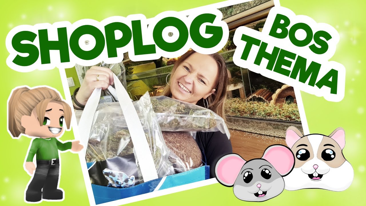 👝🐹 SHOPLOG Bos Thema voor de Roborovski Dwerghamster Familie