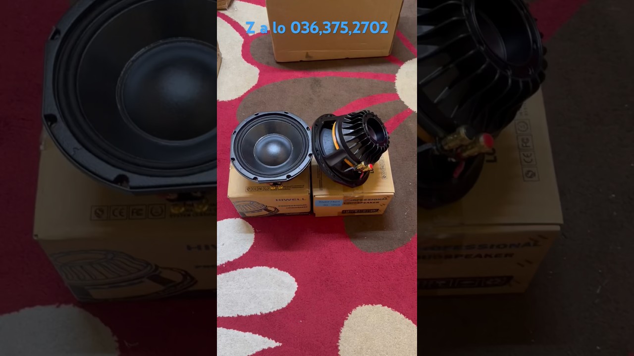 Quá VIP, HOT luôn, Loa Bass 20 Neo Hiwell, Model : 8NDF75C1, hai tầng coil 75 nhôm dẹt 