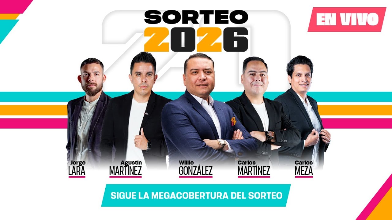 SORTEO 2026 | Minuto a Minuto, Grupos, Reacciones y An&aacute;lisis COMPLETO