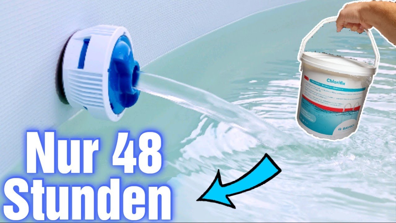 Sauberes Poolwasser durch Stoßchlorung (Bestway) Total einfach!