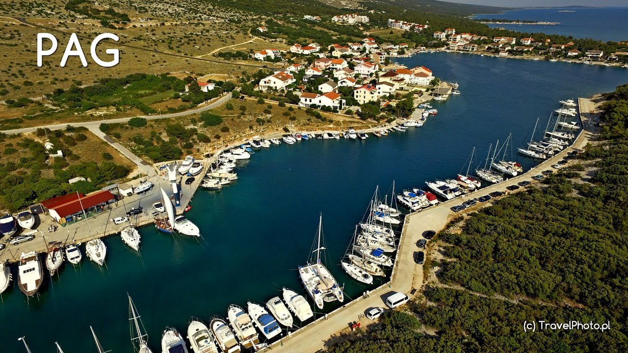 Wyspa PAG (Chorwacja) - PAG Island (Croatia) - sky view