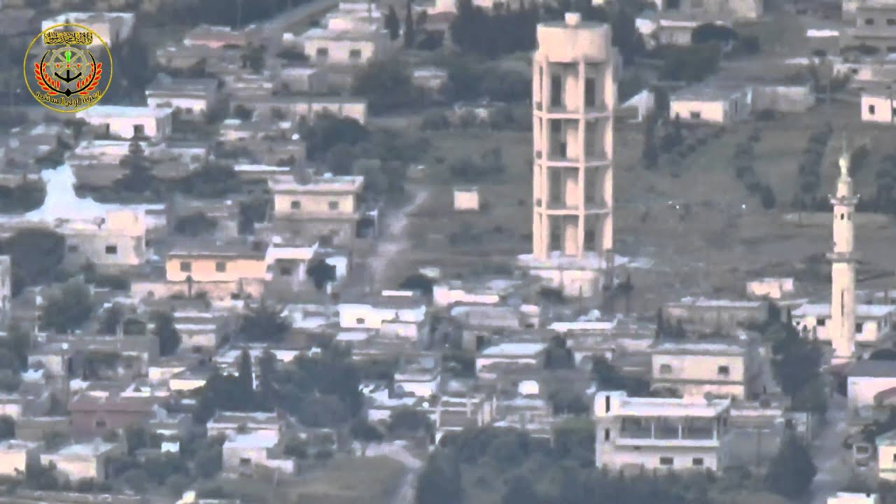 شام إدلب جسر الشغور استهداف معاقل قوات الأسد في قرية قرقور بقذائف الدبابات 16 5 2015