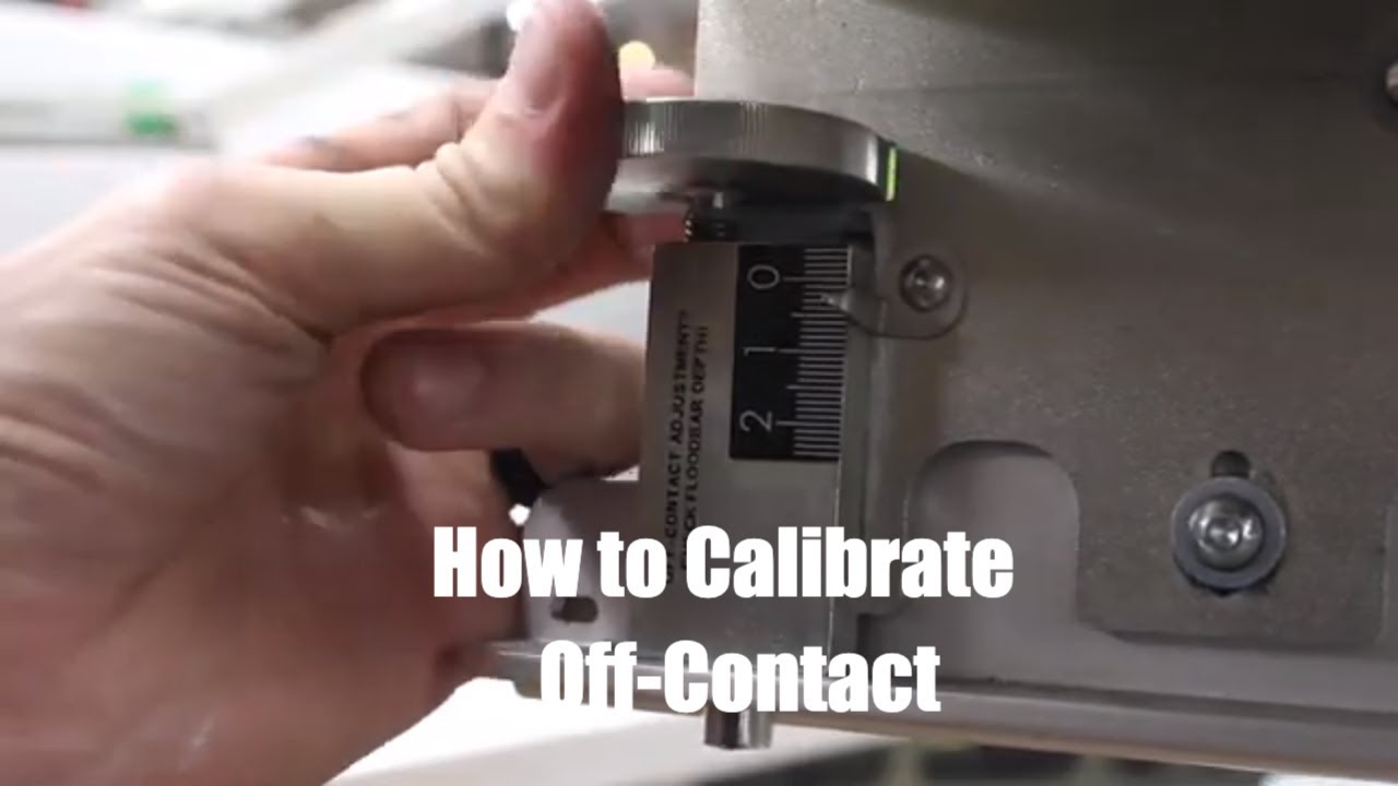 Off-Contact Calibration on a ROQ Automatic Press