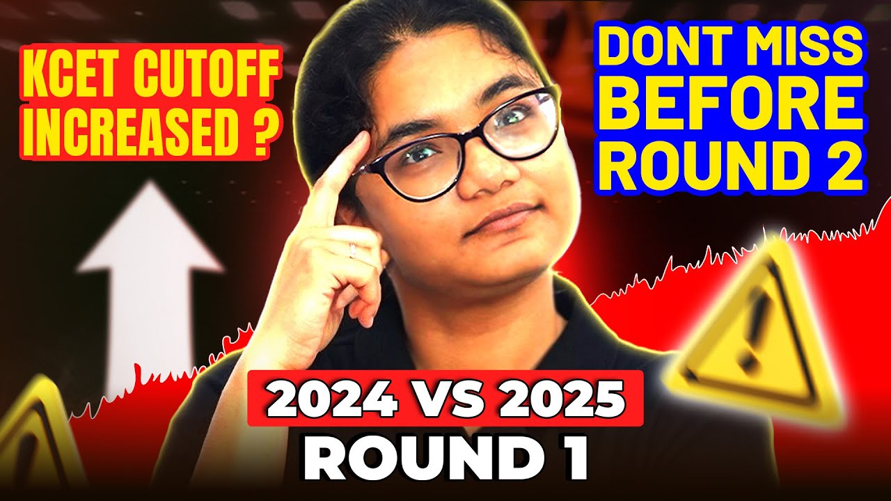 KCET 2025 Round 1 Analysis 📊 | Cut-Offs Higher? MUST Watch Before Round 2 KCET Counselling