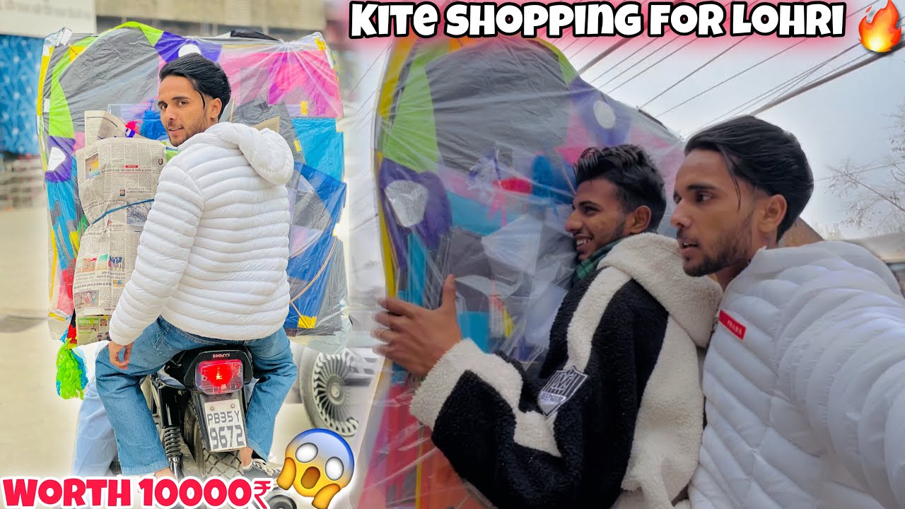 Kite Shopping For Lohri😍 || Worth 10000₹😱 || Wholesale Kite Market🔥|| Lohri 2024🪁💥
