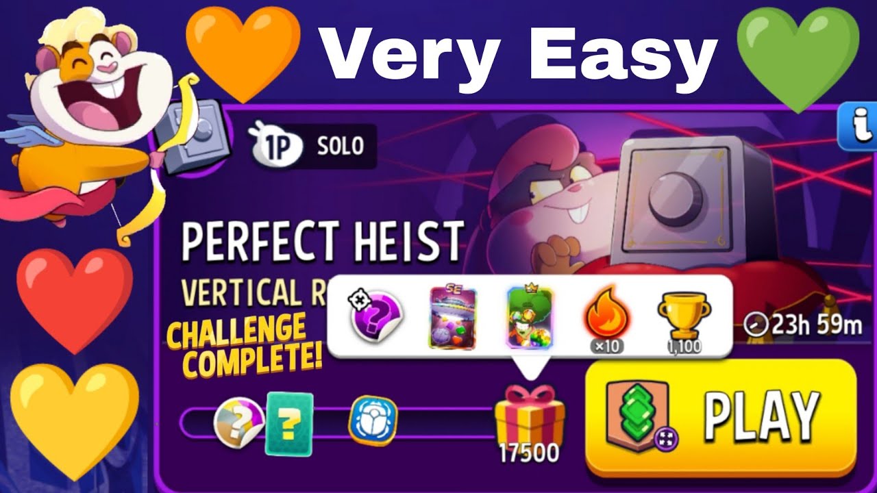 Solo Challenge Perfect Heist | Vertical Rush Super Sized | Match Masters