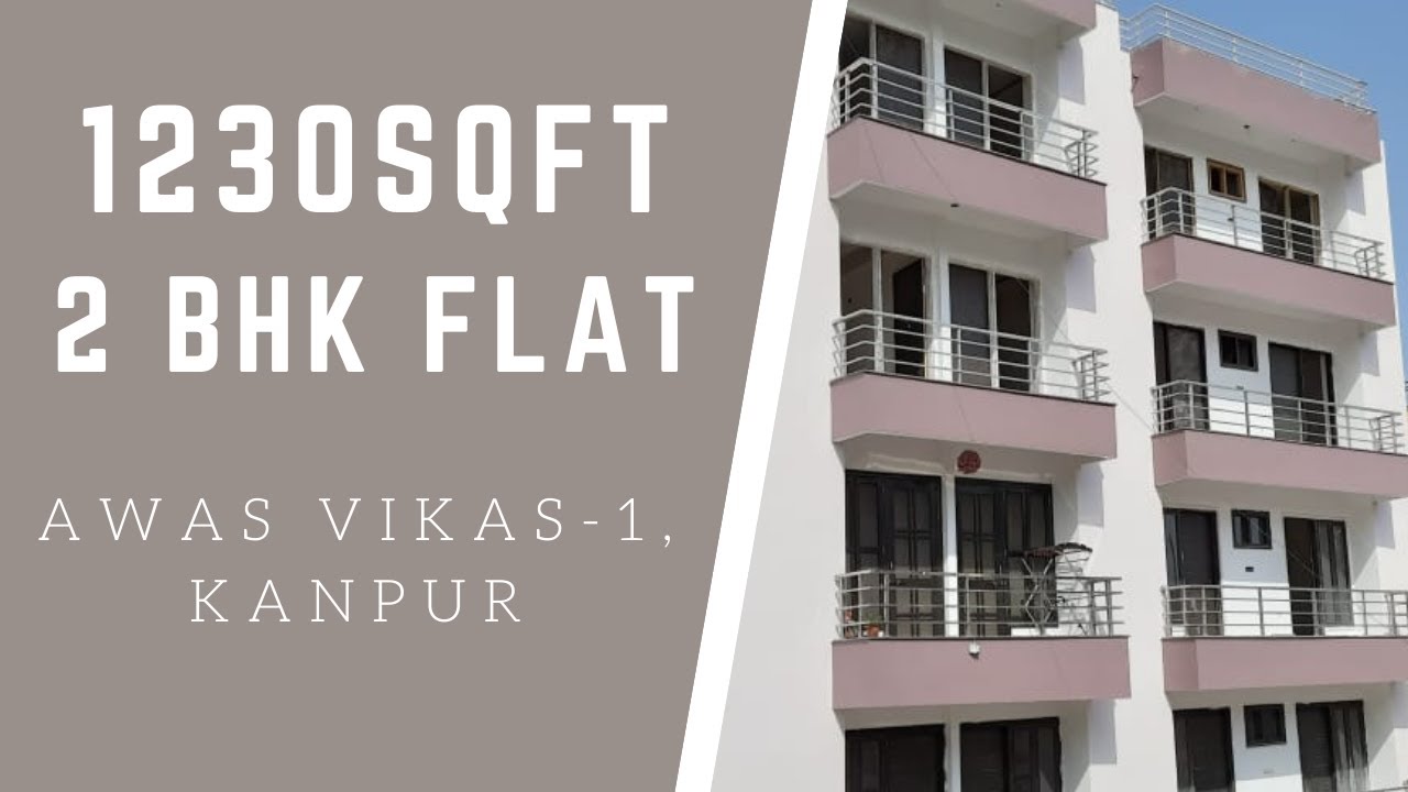 1230 SQFT 2BHK FLAT AT AWAS VIKAS KANPUR | AWAS VIKAS APPROVED 2 BHK FLAT AT KANPUR |KANPUR PROPERTY