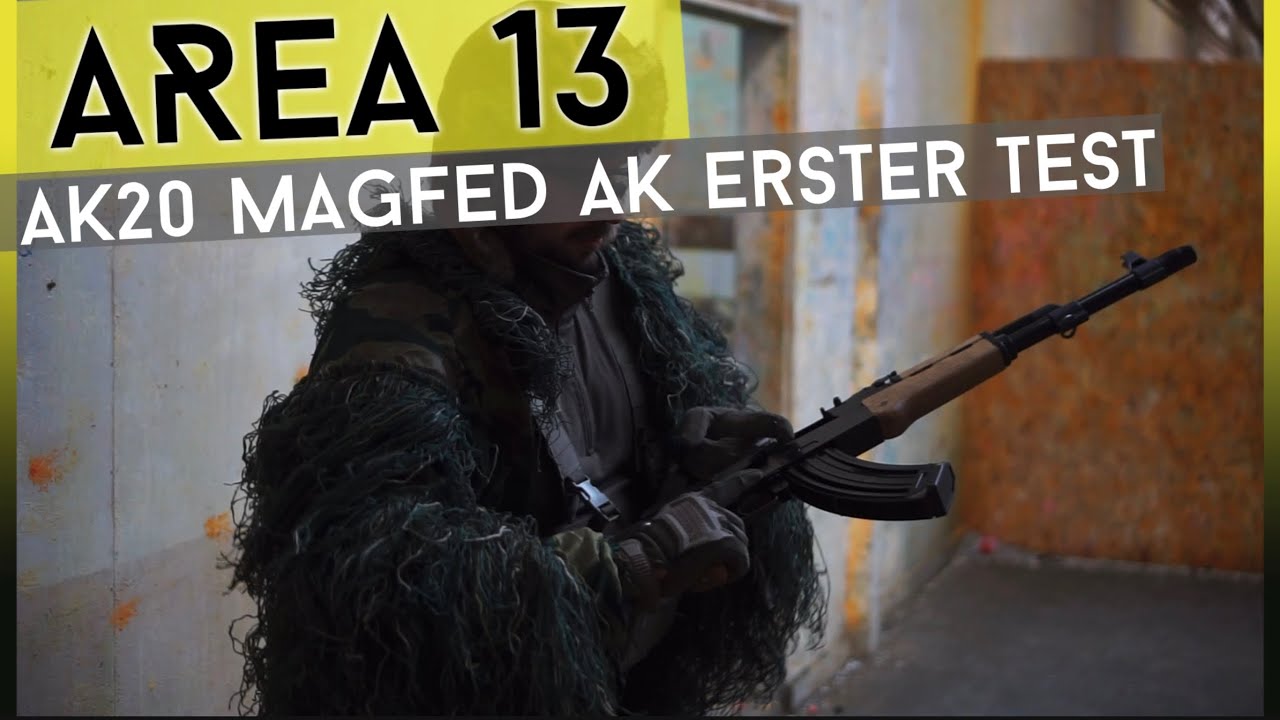AREA13 | Hardstyle AK20 | Magfed Paintball AK47 | bald bestellbar! | Erster Test | Paintball
