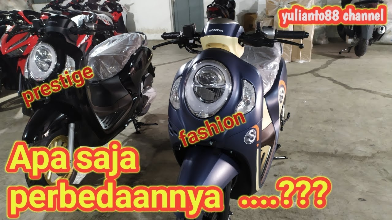pebedaan Honda Scoopy prestige dengan Scoopy fashion thn 2021-2022