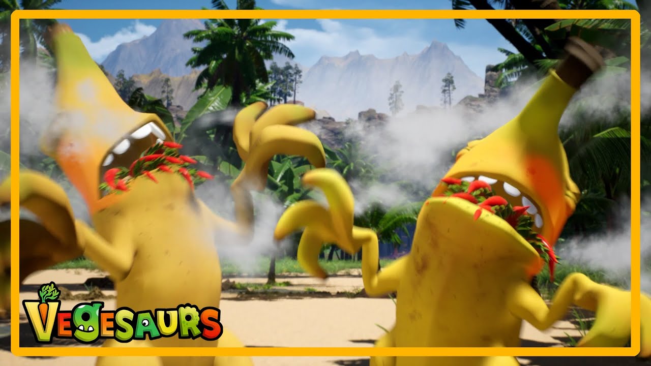 Creepy banana - Funny Clips🥕😊 - Vegesaurs
