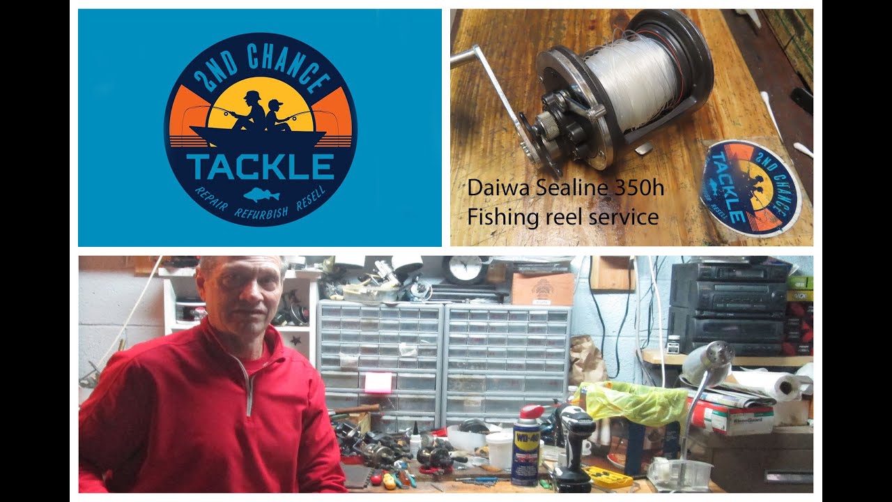 Daiwa Sealine 350H saltwater fishing reel how to take apart and service