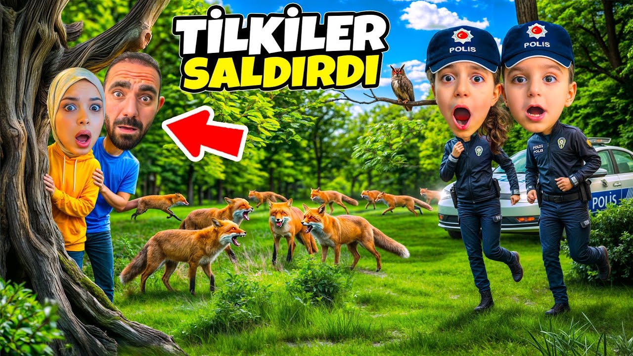POYRAZ ELİF TİLKİLER PEŞİMİZDE!!!ANNEM BABAM SAKLANDI!!!