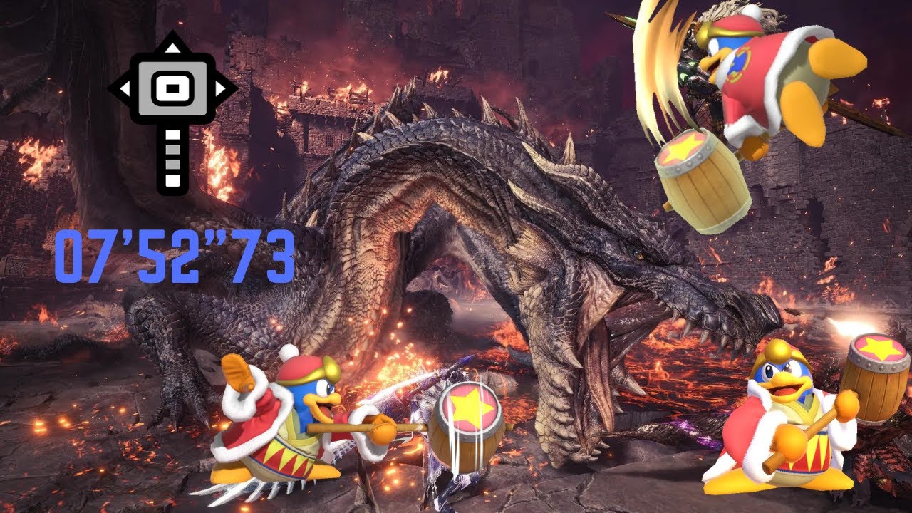 [MHW:I PC] Fatalis Hammer Solo | 07'52"73 | Frostcraft Heroics