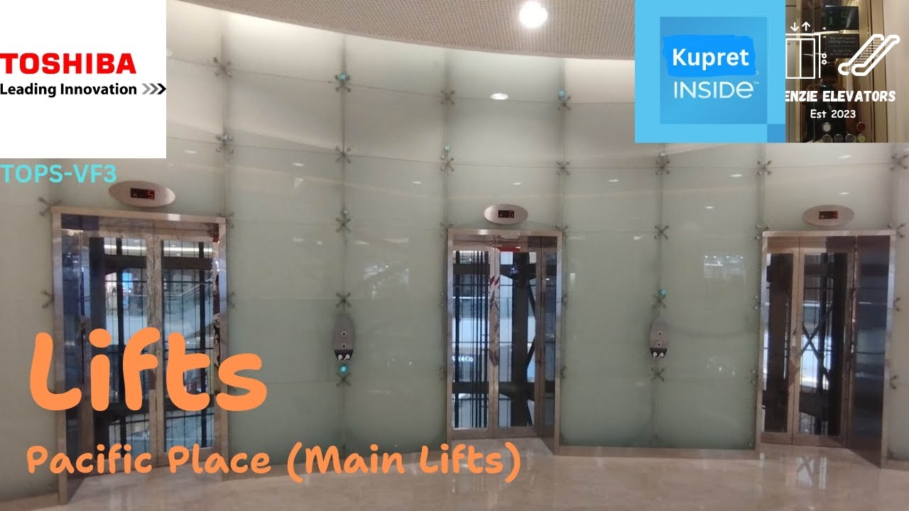 Guided Toshiba TOPS-VF3 Traction Scenic Elevator - Pacific Place Mall , Jakarta [Main Lifts]