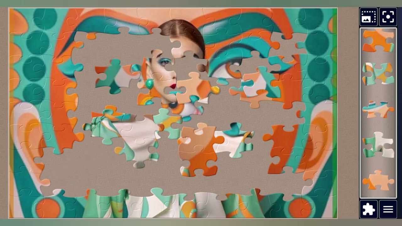 Bold Fashion Meets Surreal Art🎨✨||Interesting puzzles game🧩||puzzles craft🧩||