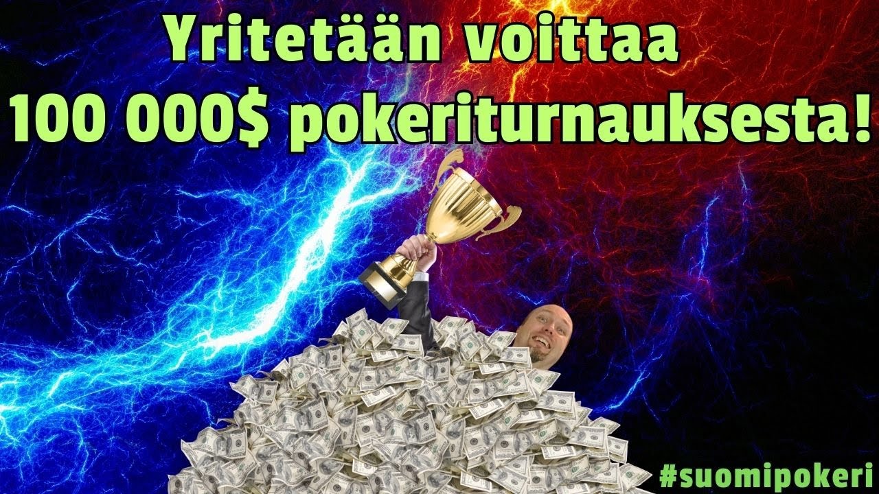 Yritet&auml;&auml;n voittaa 100 000$ pokeriturnauksesta! #suomipokeri #turnauspokeri #nettipokeri
