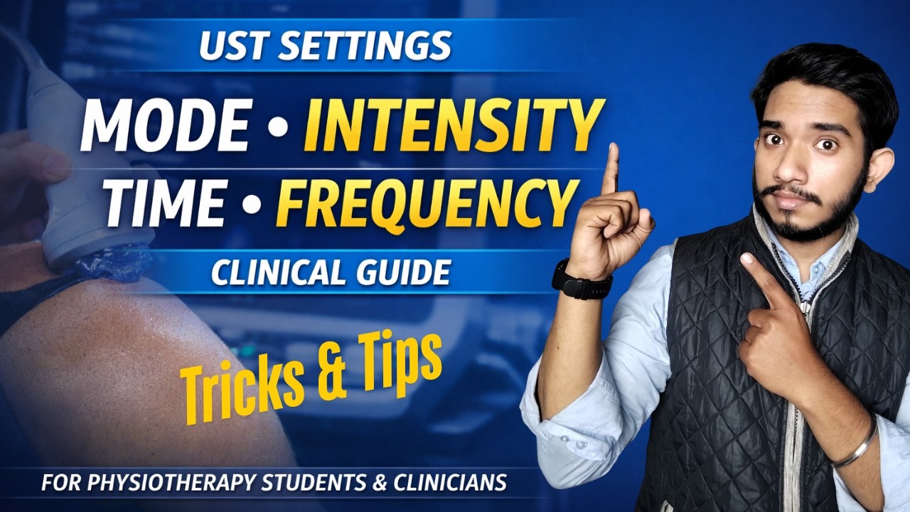 Ultrasound Therapy Settings Explained: Mode, Intensity, Time & Frequency