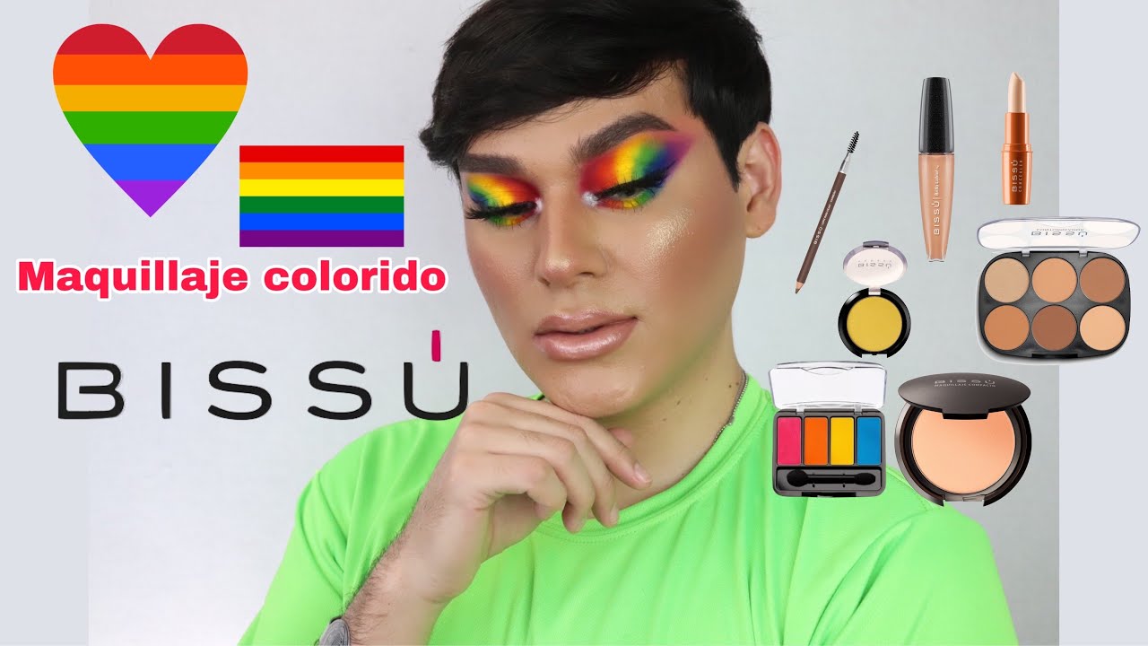 Maquillaje colorido PRIDE 🌈🏳️‍🌈 CON BISSU/ Alexis Jimenez