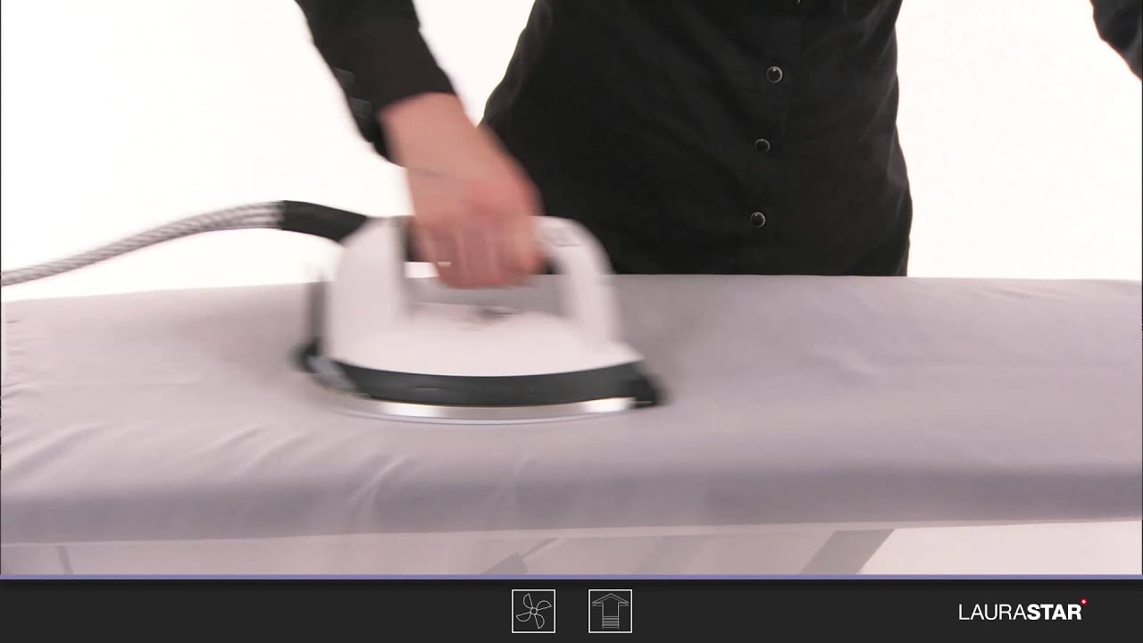 Laurastar - How to iron net curtains