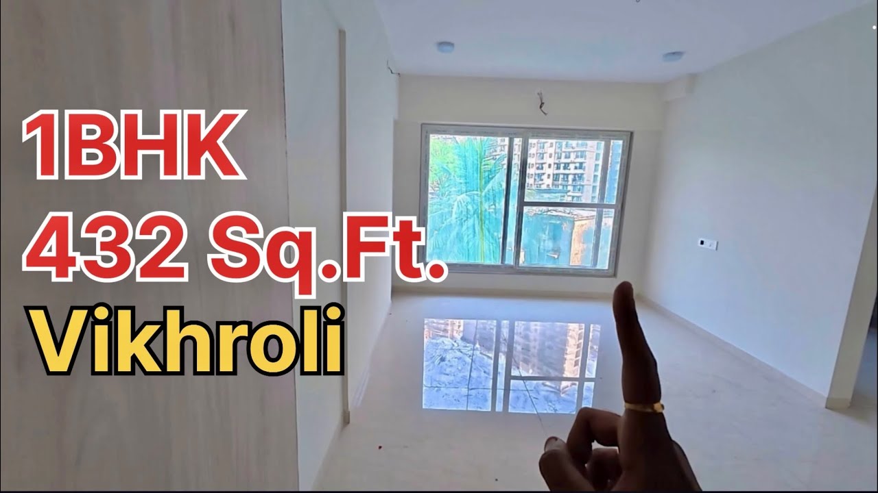 1BHK Flat for Sale in Vikhroli East📍|| 432 Sq. Ft || Prime Location || Investment💰Opportunity Mumbai