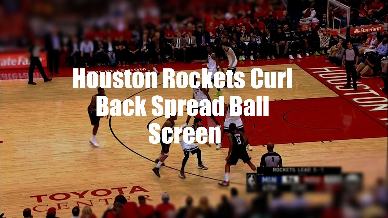 Houston Rockets Curl Back Spread Ball Screen