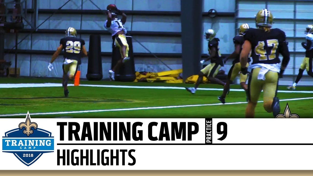 Saints Training Camp 2018 | Practice #9 Highlights