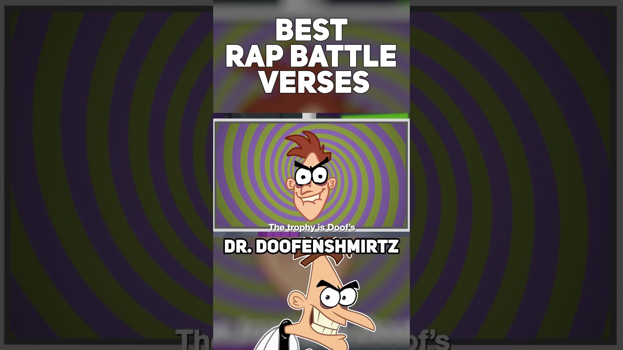DR. DOOFENSHMIRTZ! (PT. 2) (BEST RAP BATTLE VERSES) #shorts #rapbattle #phineasandferb #mfdoom
