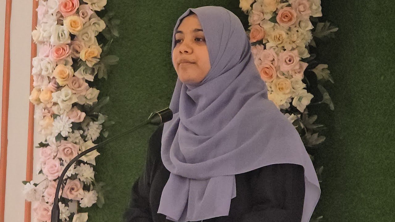Maryam Fasahat Participating in Speech Competition Organised By ARK Foundation Amroha Society