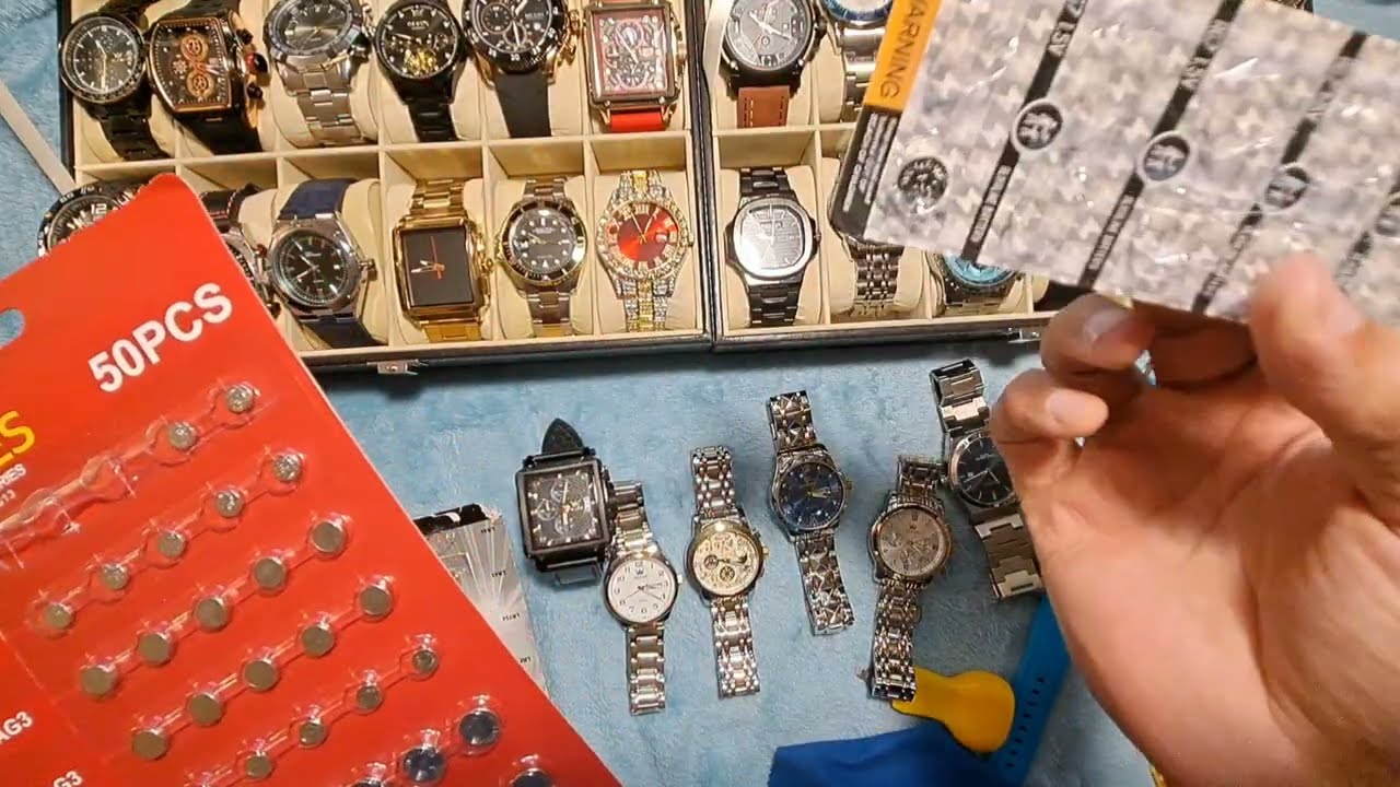 ARE THEY REALLY JUNK? or DIY Watch Battery Replacement OLEVS Budget Luxury Divers Watches Repair