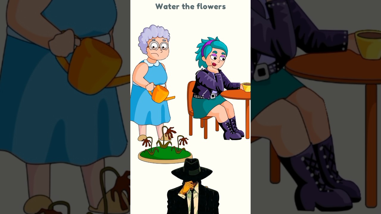 water the flowers dop2 (delete one part)#dop2 #viral #viralvideos #shortvideos #shorts