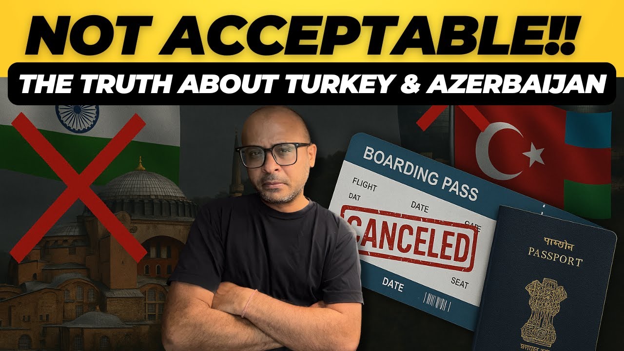 India Targeted Tourists Welcomed- The Truth About TURKEY 🇹🇷 and AZERBAIJAN 🇦🇿 ✅