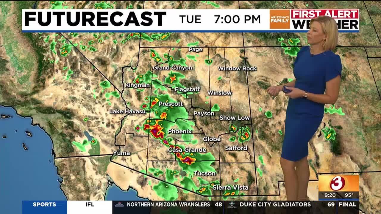 Monsoon activity to increase as heat sticks around in Arizona