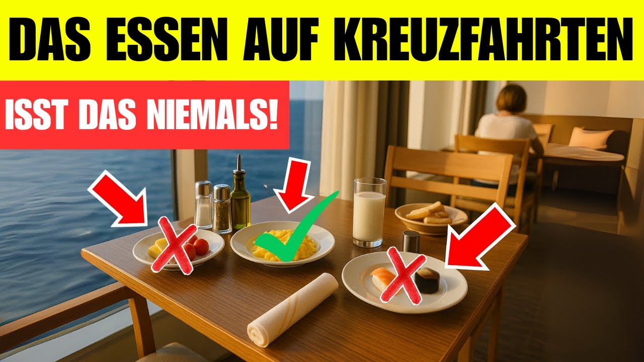 10 Kreuzfahrt-Buffetgerichte  die du NIEMALS Essen Solltest!