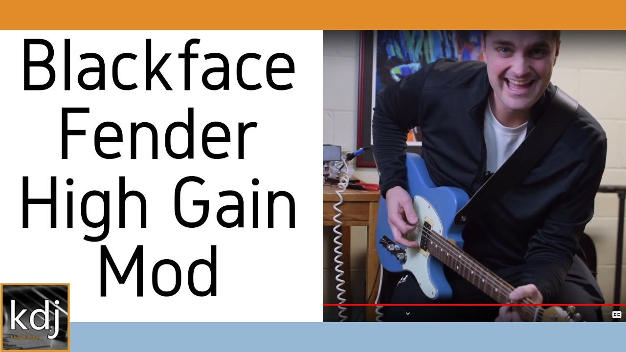 Blackface Fender High Gain Mod
