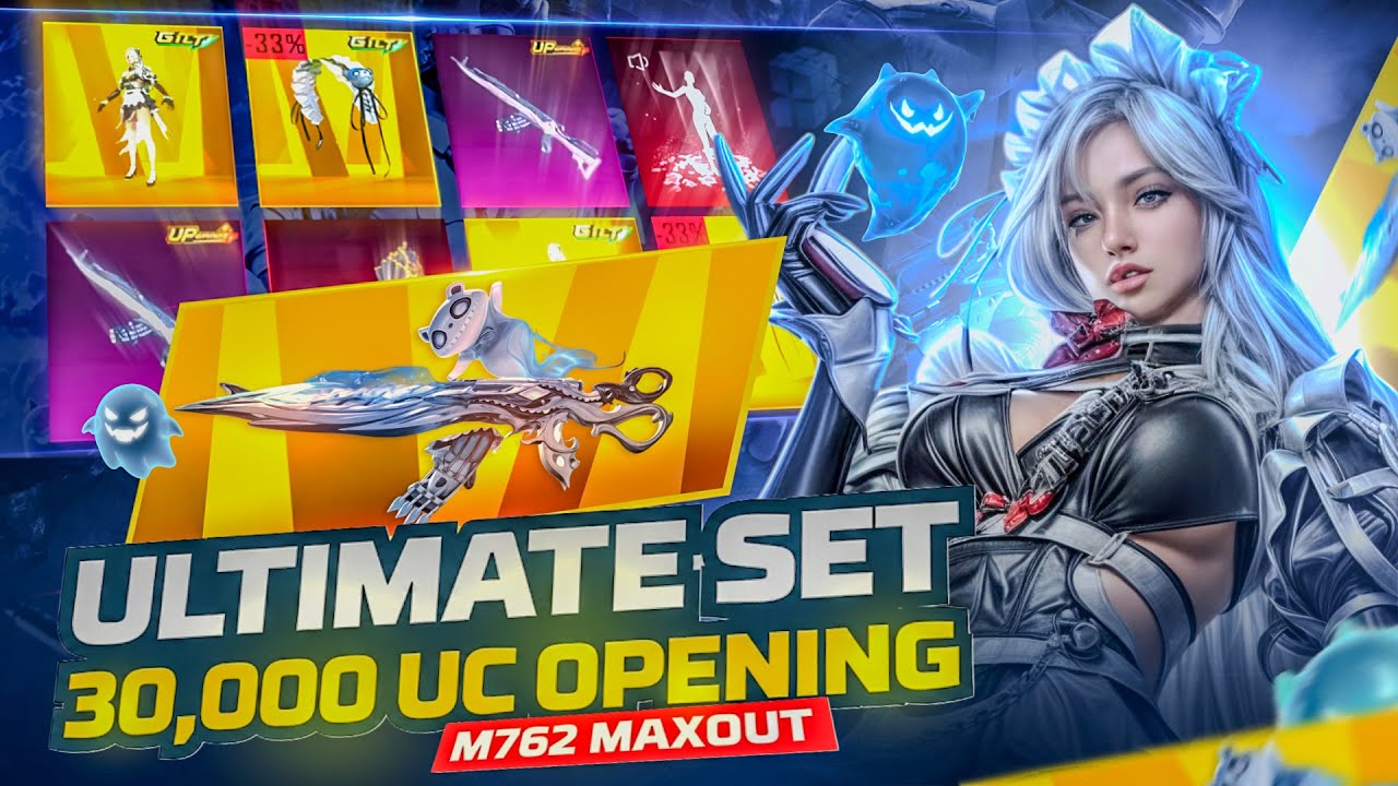 30,000 UC Crate Opening for New Ultimate Set , New M762 MAX Out || Kanna OP