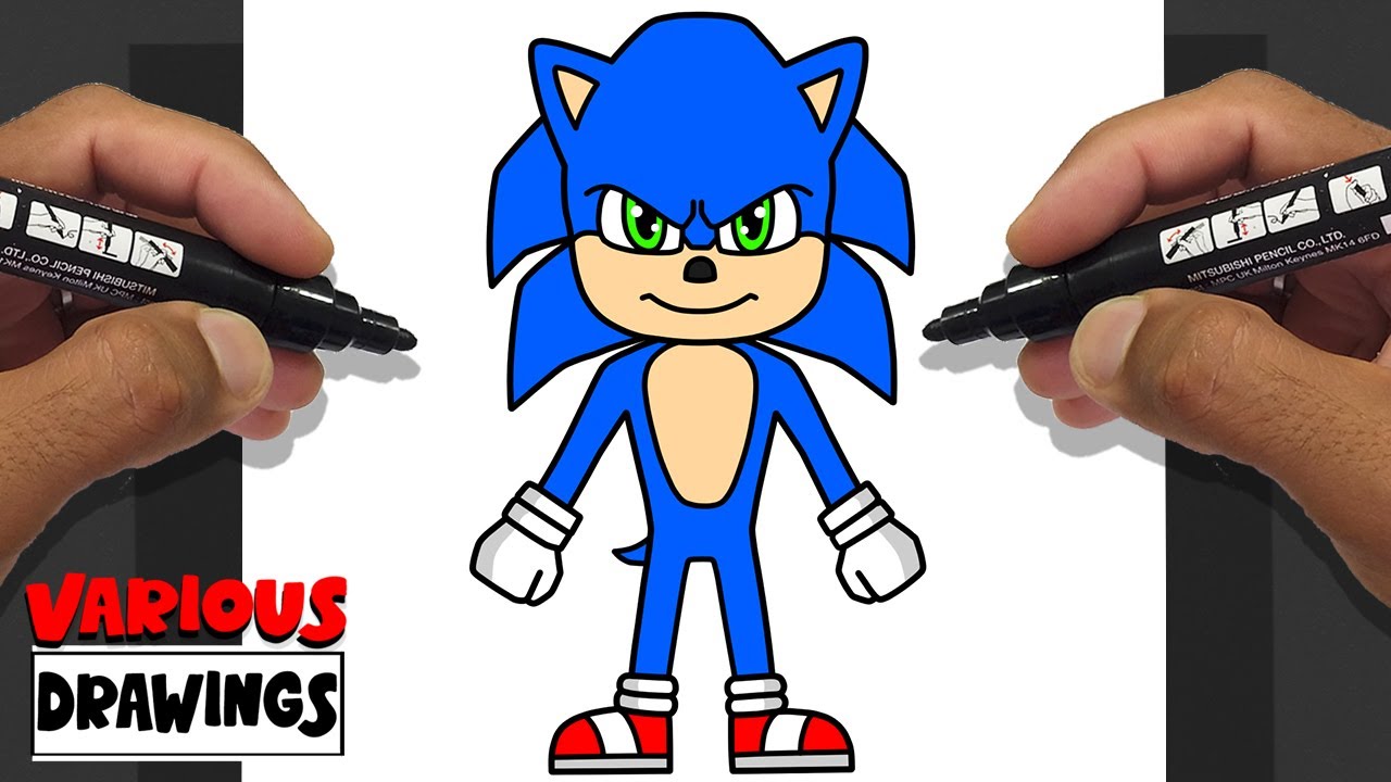 How To Draw SONIC 3 | The Hedgehog 3