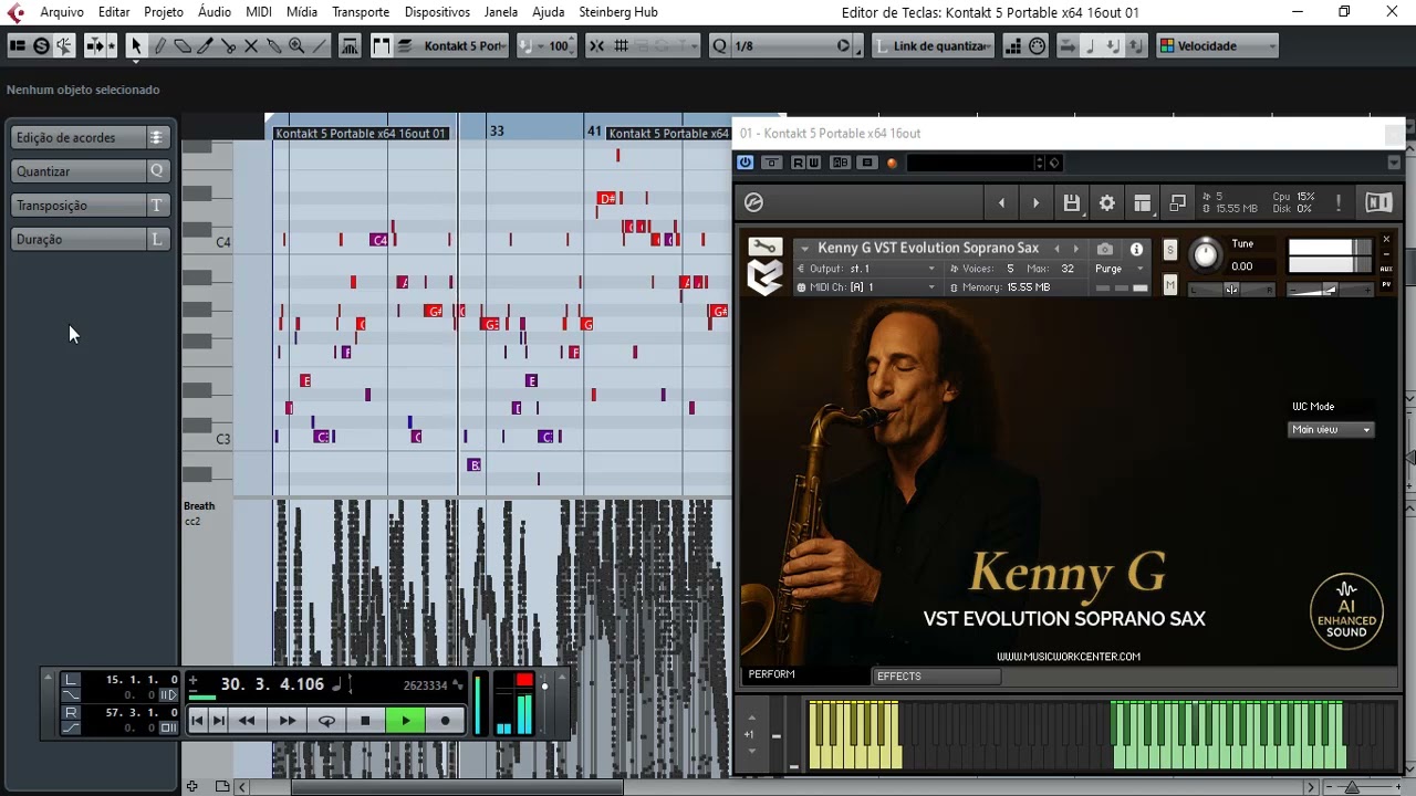 Kenny G VST Evolution – Realistic Soprano Sax with AI | Keyboard & Wind Controller Compatible