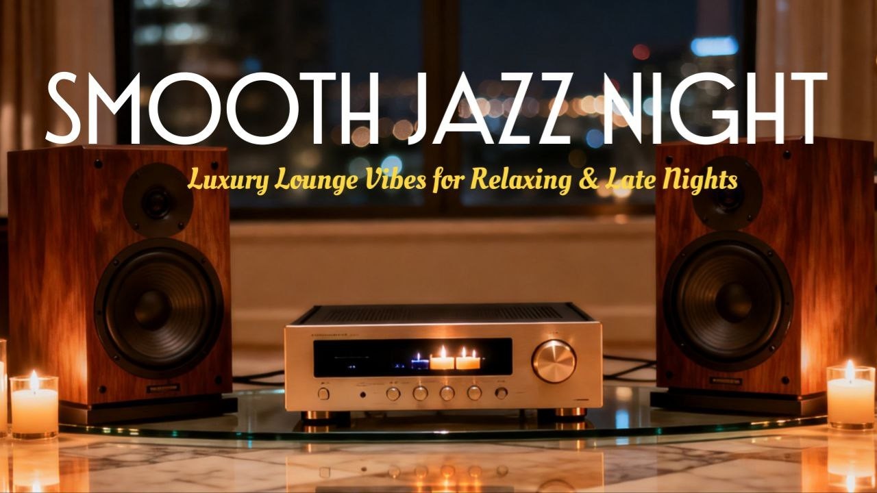 Smooth Jazz Night ✨ Luxury Lounge Vibes for Relaxing & Late Nights