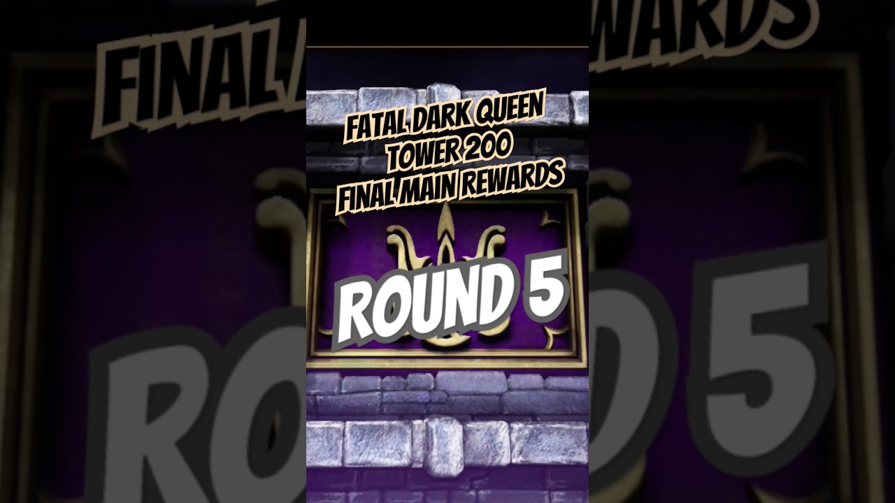 Fatal Dark Queen Tower 200▪️Reward 5 🎮 Mortal Kombat Mobile▫️MK Mobile 