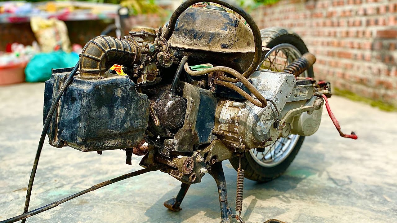 Restoration of old YAMAHA NOUVO engine | Restore and repair old YAMAHA NOUVO engine