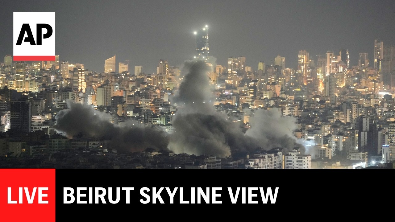 LIVE: Beirut skyline as Israel strikes Lebanon