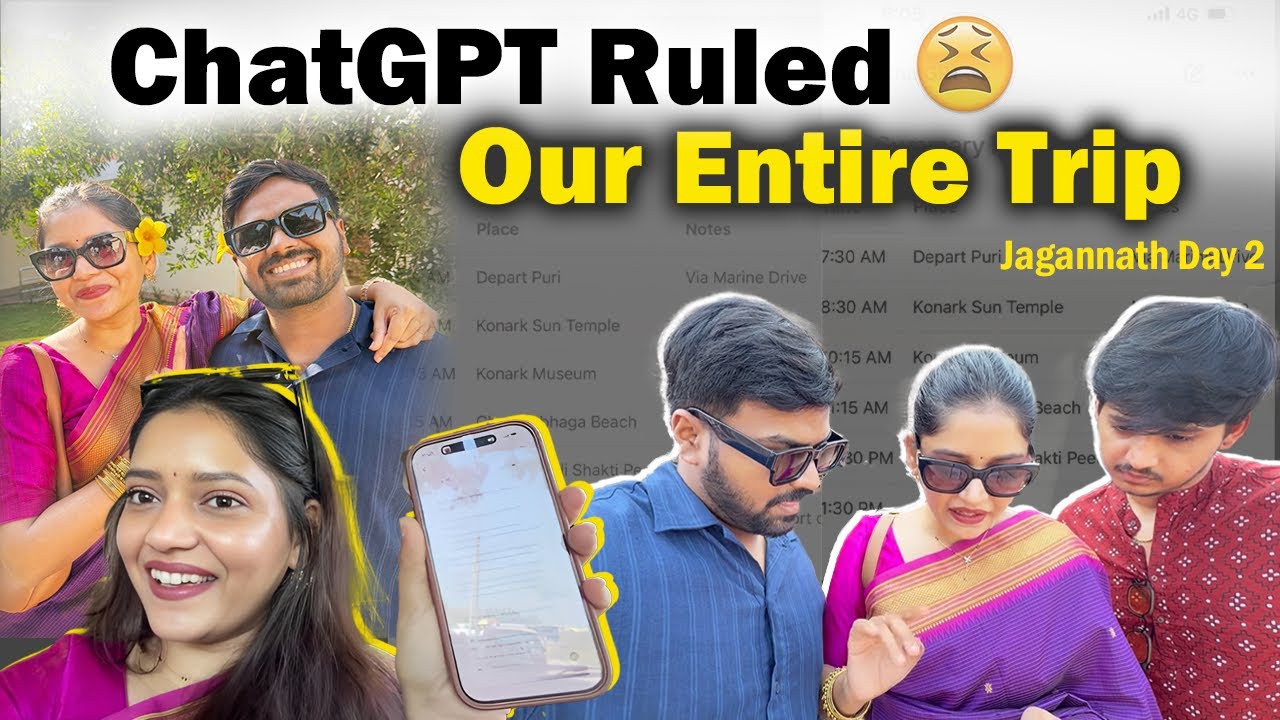 Following ChatGPT’s Travel 😮‍💨 Plan in Jagannath😍 | Puri Vlog + entry charges😥