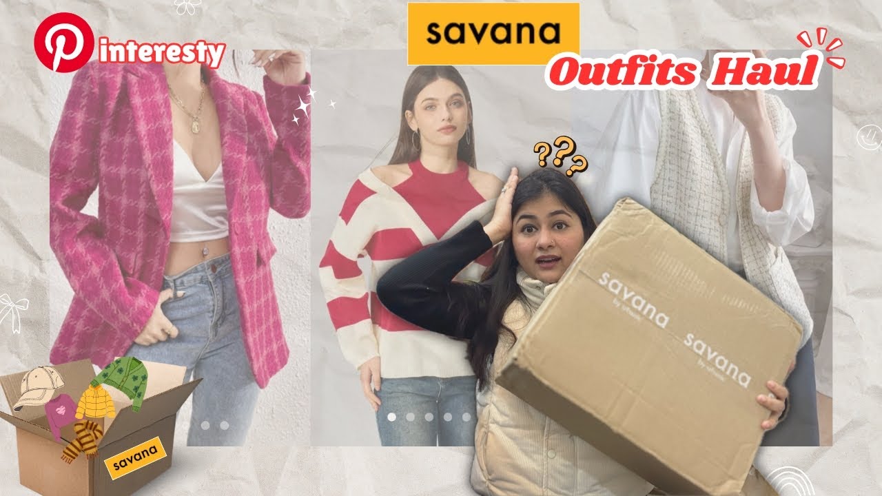 Savana Pinteresty Winter Wear Haul | Sweater, Jackets 😍❤️| Must have 2025 #trending #haulvideo