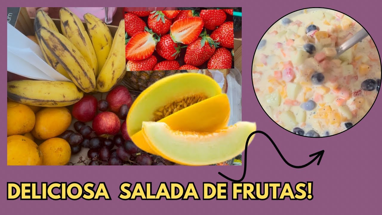 ￼ Salada de fruta fácil de fazer e muito deliciosa!🥝