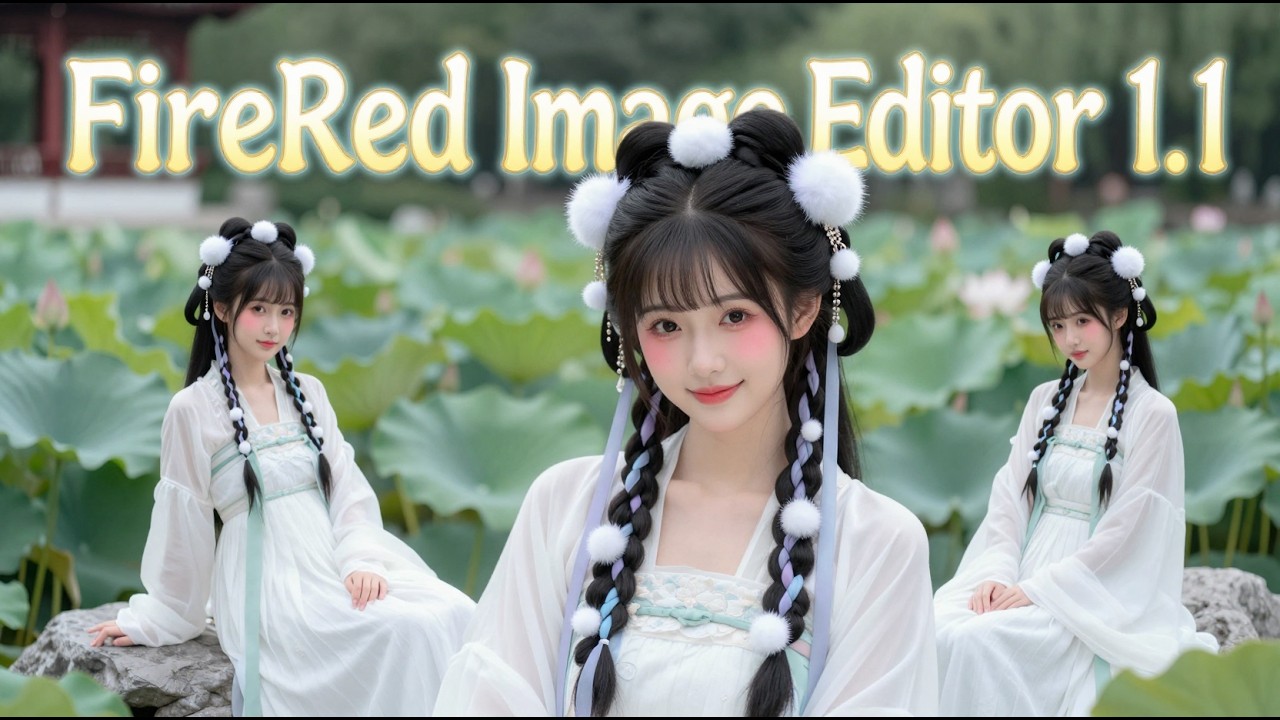 【一键整合包】FireRed image ediotr 1.1 本地部署保姆级教程：从零开始运行小红书最强开源大模型！