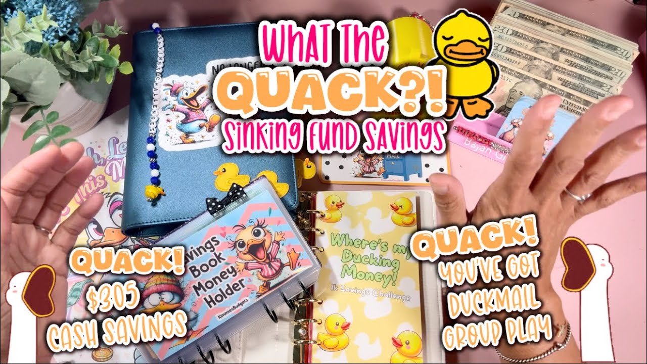 🐤🌺 What The QUACK?! Sinking Fund Savings Challenge 🌺🐤 Duck Mail Group Play Freebie 🌺 $305 Investment