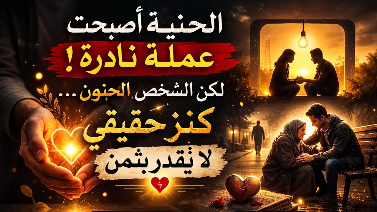 الحنية أصبحت عملة نادرة… لكن وجود شخص حنون في حياتك نعمة لا تُقدَّر بثمن