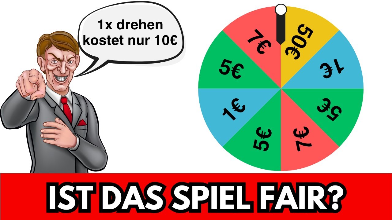 IST ES EIN FAIRES GLÜCKSSPIEL? 🤔📝 Mathe Aufgabe Wahrscheinlichkeit