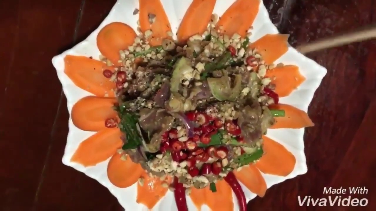 Beef mussels NGO , Phlea sach kor krav ang ka how to cook Khmer easy food